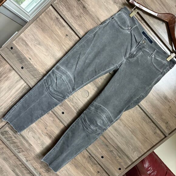 Driftwood Marilyn Black Denim Jeans Punk Rock Goth Knee Patch Women's 31 - Picture 8 of 11